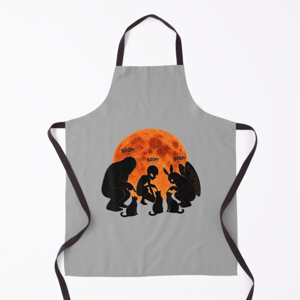 Item preview, Bigfoot Boop Cat Alien Mothman Cats Full Moon Funny Cryptid designed and sold by ArleneRowe.