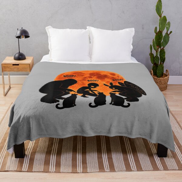 Item preview, Bigfoot Boop Cat Alien Mothman Cats Full Moon Funny Cryptid designed and sold by ArleneRowe.