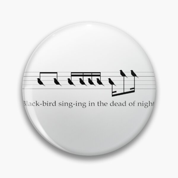 Item preview, Vintage Blackbird Singing In The Dead Of Night Retro Nature Art | Limited Edition designed and sold by Alexandre Duram.