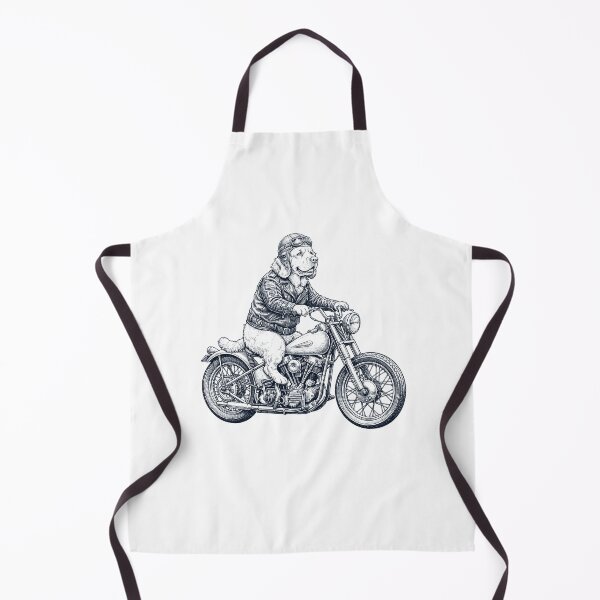 Item preview, Funny Clumber Spaniel Motorcycle Motorbike Dog Lover designed and sold by dian-rody-crest.