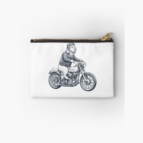Item preview, Funny Clumber Spaniel Motorcycle Motorbike Dog Lover designed and sold by dian-rody-crest.