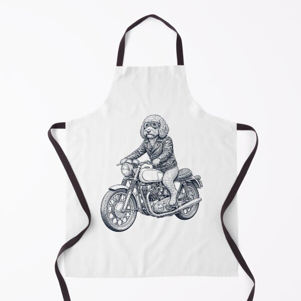 Item preview, Funny Cockapoo Motorcycle Motorbike Dog Lover designed and sold by dian-rody-crest.