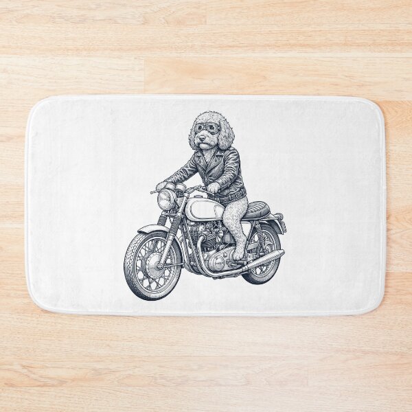 Item preview, Funny Cockapoo Motorcycle Motorbike Dog Lover designed and sold by dian-rody-crest.