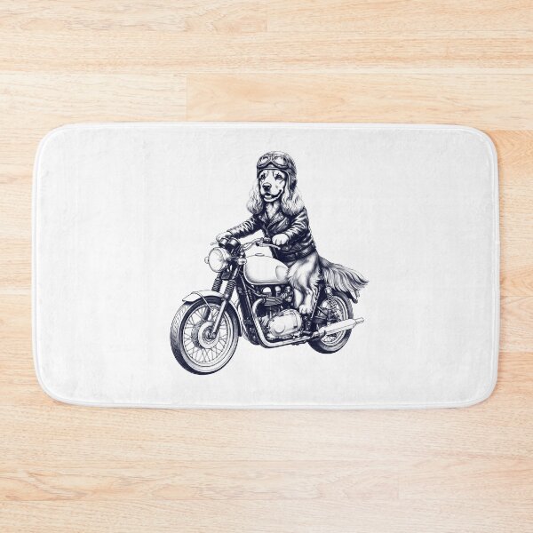 Item preview, Funny Cocker Spaniel Motorcycle Motorbike Dog Lover designed and sold by dian-rody-crest.