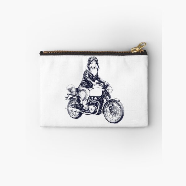 Item preview, Funny Collie Motorcycle Motorbike Dog Lover designed and sold by dian-rody-crest.