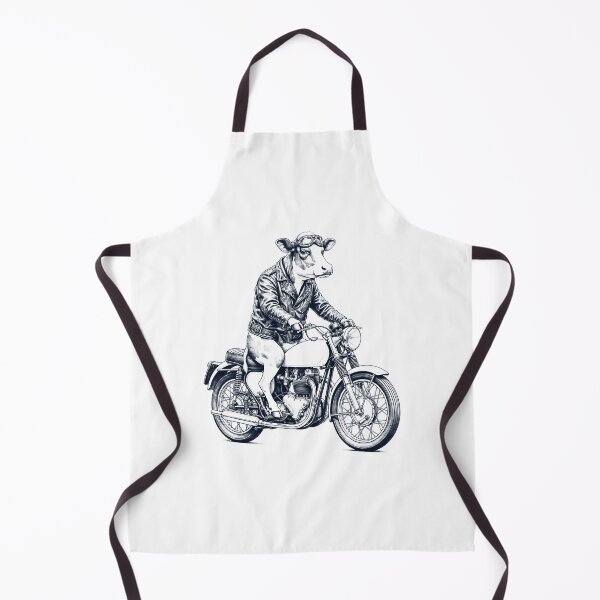 Item preview, Funny Cow Motorcycle Motorbike Animal Lover designed and sold by dian-rody-crest.