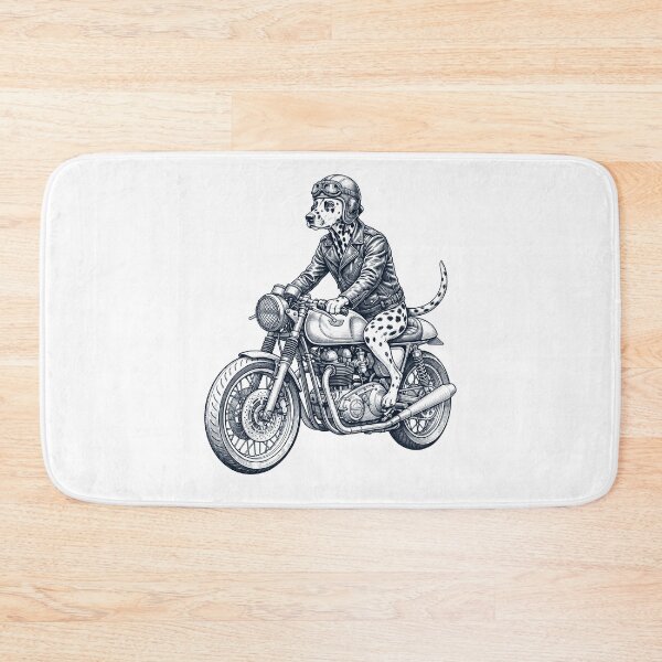 Item preview, Funny Dalmatian Motorcycle Motorbike Dog Lover designed and sold by dian-rody-crest.