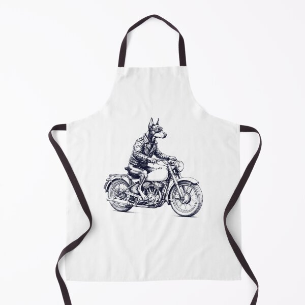 Item preview, Funny Doberman Pinscher Motorcycle Motorbike Dog Lover designed and sold by dian-rody-crest.