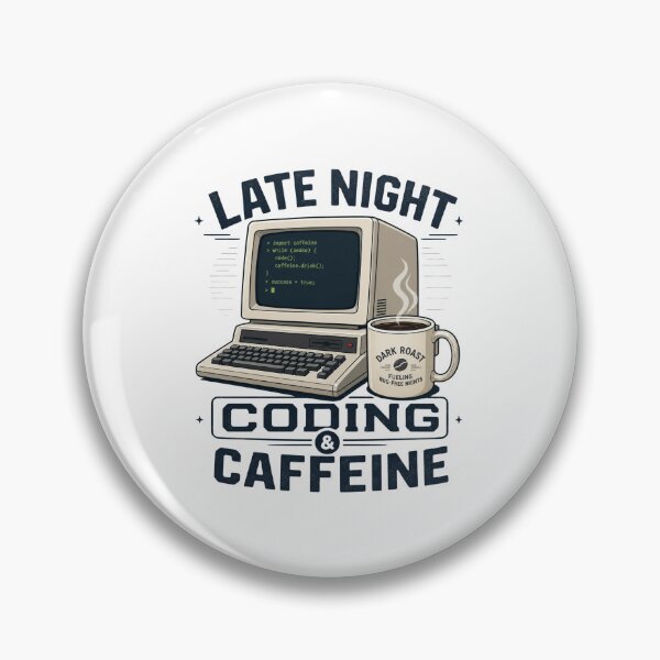 Item preview, Late Night Coding & Caffeine – Programmer Coffee Lover Tee – Developer Late Night Grind Quote designed and sold by bobscraze.