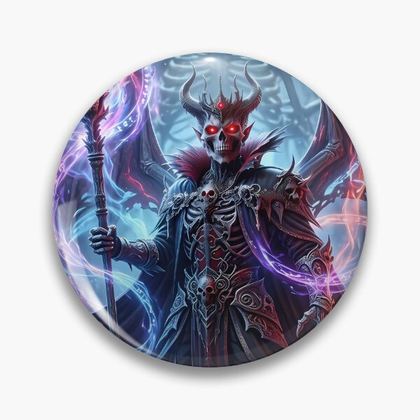 Item preview, Undead Necromancer King Dark Magic designed and sold by GalleryBrisArt.