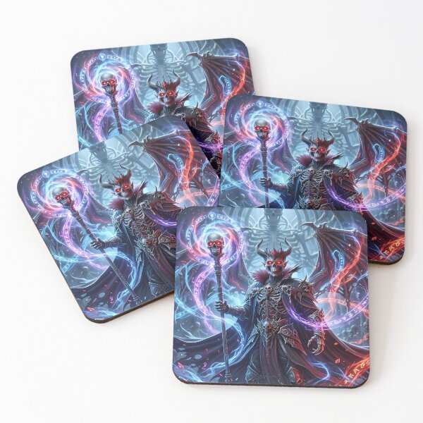 Item preview, Undead Necromancer King Dark Magic designed and sold by GalleryBrisArt.