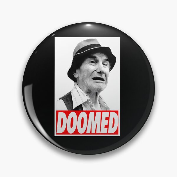 Item preview, Horror Movie Doomed Old Man Expression designed and sold by Yatte-Store4.