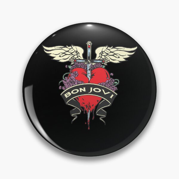 Item preview, Red Heart Dagger Wings Pink Roses Banner designed and sold by LOSTILLUST.