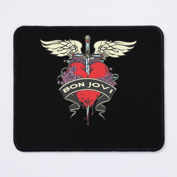 Item preview, Red Heart Dagger Wings Pink Roses Banner designed and sold by LOSTILLUST.