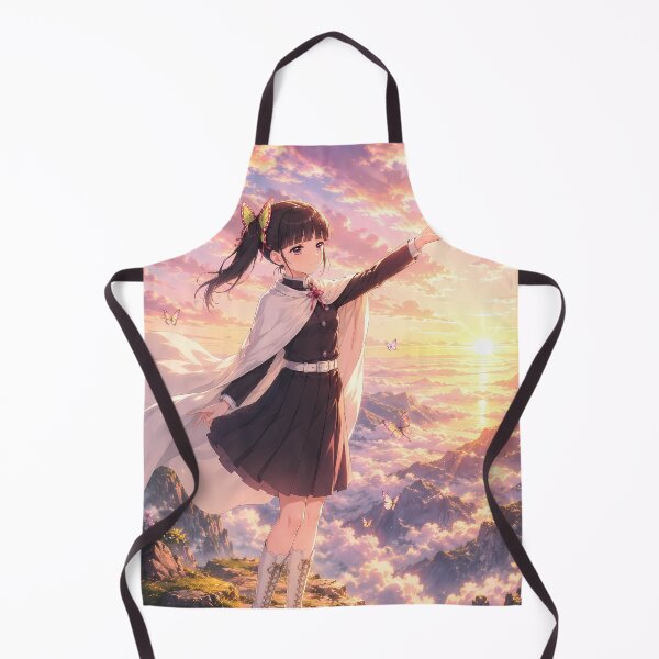 Item preview, Kanao Tsuyuri Demon Slayer Butterfly Mountain Sunset designed and sold by mildaclairmo.