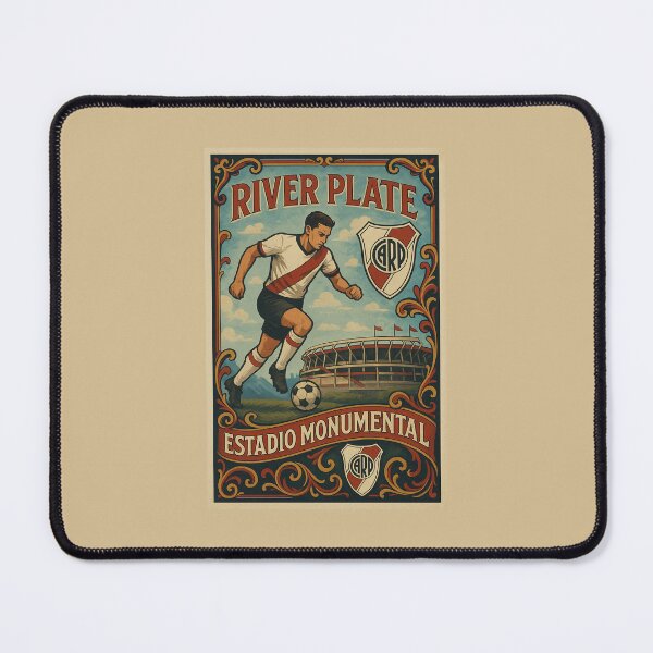 Item preview, River Plate's historical image in the Buenos Aires fileteado style designed and sold by ache73.