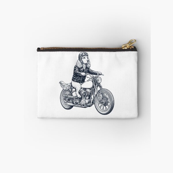 Item preview, Funny English Cocker Spaniel Motorcycle Motorbike Dog Lover designed and sold by dian-rody-crest.
