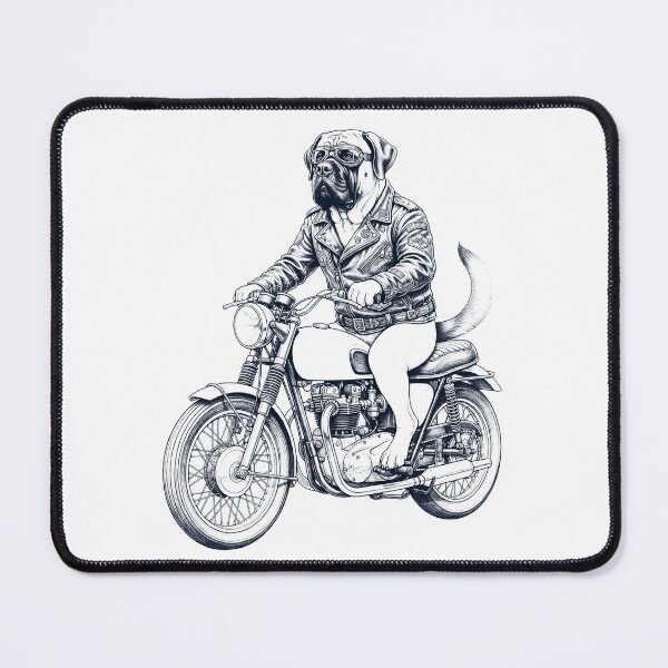 Item preview, Funny English Mastiff Motorcycle Motorbike Dog Lover designed and sold by dian-rody-crest.