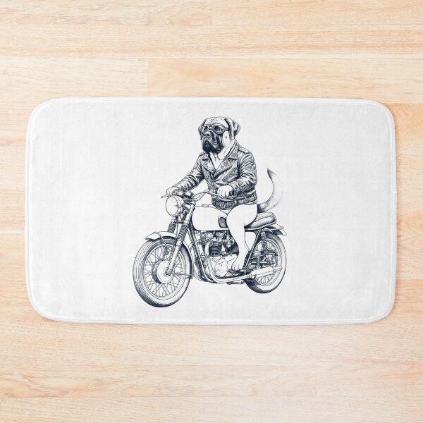 Item preview, Funny English Mastiff Motorcycle Motorbike Dog Lover designed and sold by dian-rody-crest.