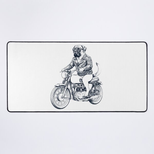 Item preview, Funny English Mastiff Motorcycle Motorbike Dog Lover designed and sold by dian-rody-crest.