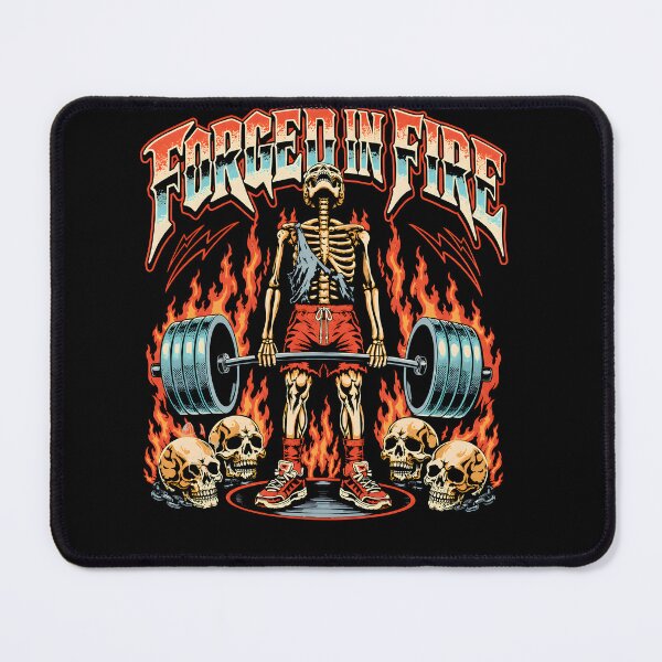Item preview,  Forged in Fire Skeleton Weightlifter Weightlifting designed and sold by AmberWild.