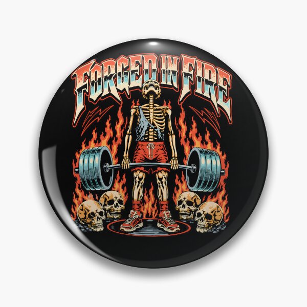 Item preview,  Forged in Fire Skeleton Weightlifter Weightlifting designed and sold by AmberWild.