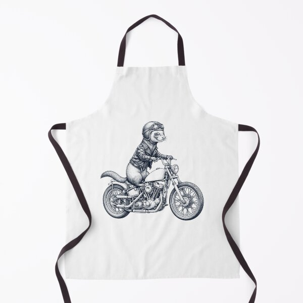 Item preview, Funny Ferret Motorcycle Motorbike Animal Lover designed and sold by dian-rody-crest.