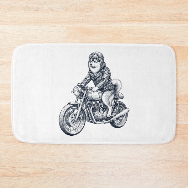 Item preview, Funny Finnish Lapphund Motorcycle Motorbike Dog Lover designed and sold by dian-rody-crest.