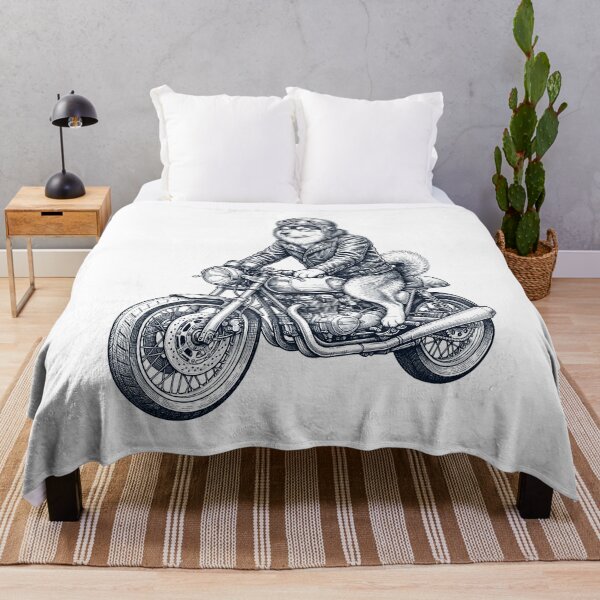 Item preview, Funny Finnish Lapphund Motorcycle Motorbike Dog Lover designed and sold by dian-rody-crest.