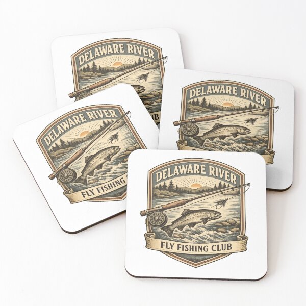 Item preview, Delaware River Fly Fishing Club Badge designed and sold by TheRealTaria.