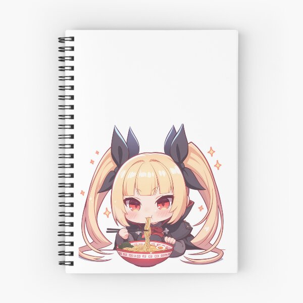Item preview, Rachel Alucard Blazblue Kawaii Ramen Chibi Twin Tails designed and sold by mildaclairmo.