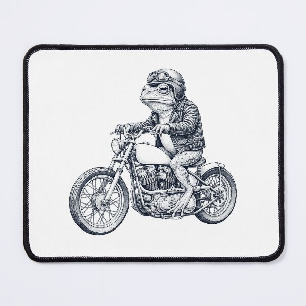Item preview, Funny Frog Motorcycle Motorbike Animal Lover designed and sold by dian-rody-crest.
