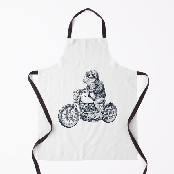 Item preview, Funny Frog Motorcycle Motorbike Animal Lover designed and sold by dian-rody-crest.