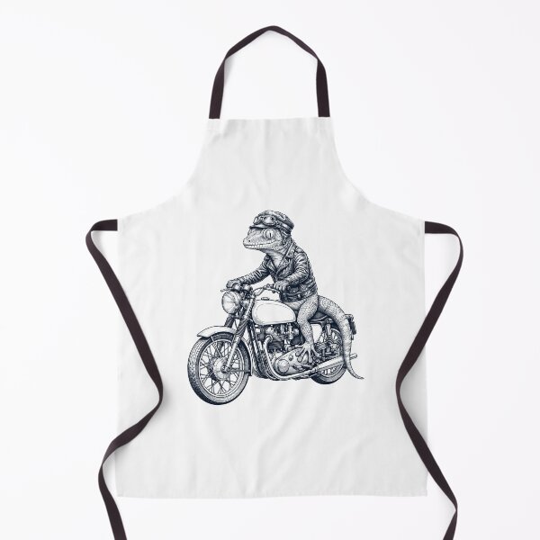 Item preview, Funny Gecko Motorcycle Motorbike Animal Lover designed and sold by dian-rody-crest.