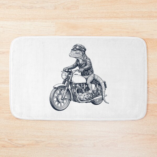 Item preview, Funny Gecko Motorcycle Motorbike Animal Lover designed and sold by dian-rody-crest.