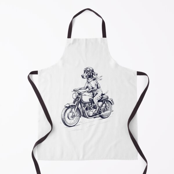 Item preview, Funny German Shorthaired Pointer Motorcycle Motorbike Dog Lover designed and sold by dian-rody-crest.