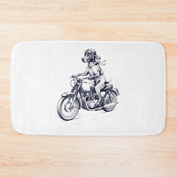 Item preview, Funny German Shorthaired Pointer Motorcycle Motorbike Dog Lover designed and sold by dian-rody-crest.