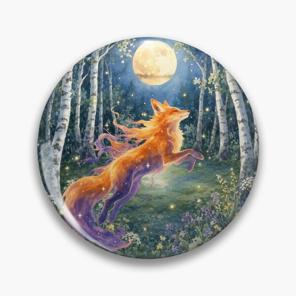 Item preview, Zen fox in moonlight designed and sold by 247DesignStudio.
