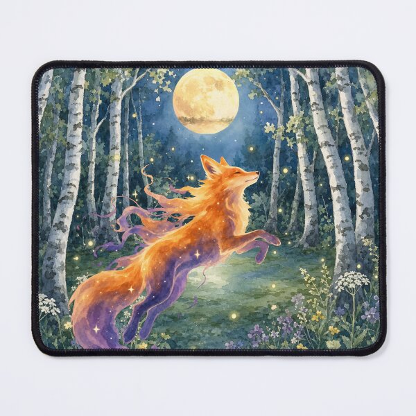 Item preview, Zen fox in moonlight designed and sold by 247DesignStudio.