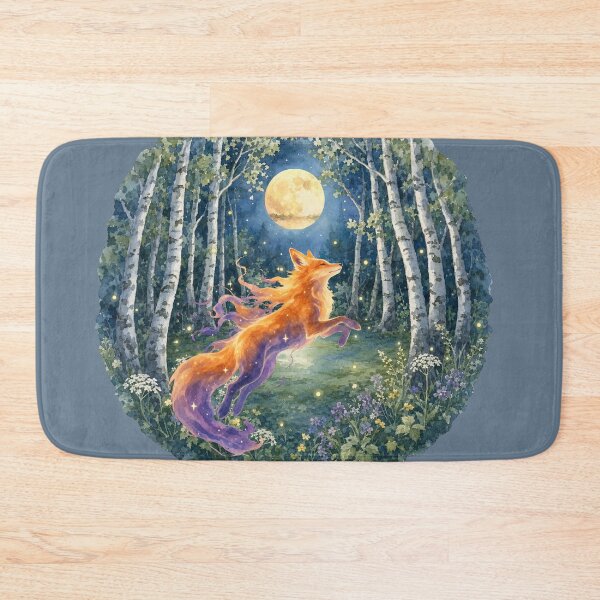 Item preview, Zen fox in moonlight designed and sold by 247DesignStudio.