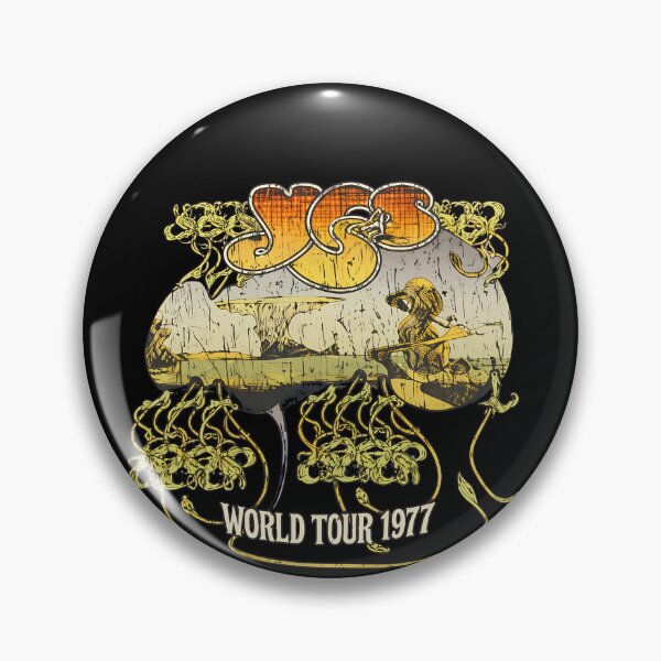 Item preview, YES World Tour 1977 Distressed Rock -91 designed and sold by Divascorner.