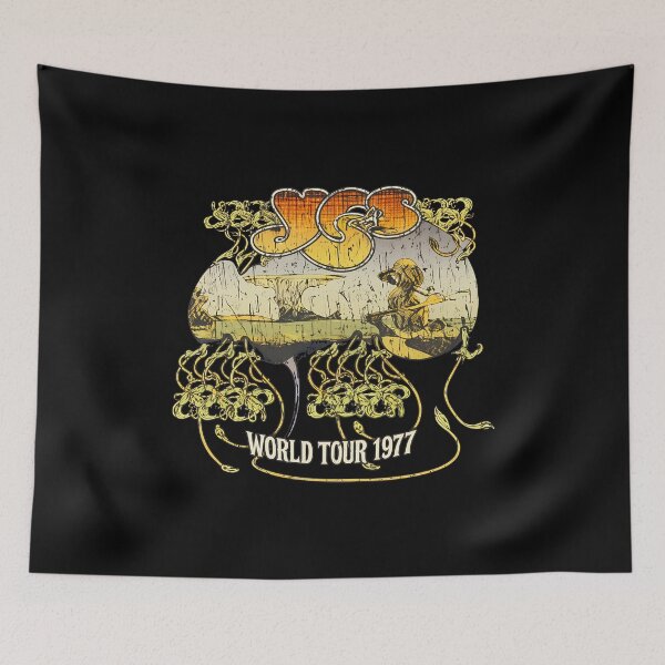 Item preview, YES World Tour 1977 Distressed Rock -91 designed and sold by Divascorner.