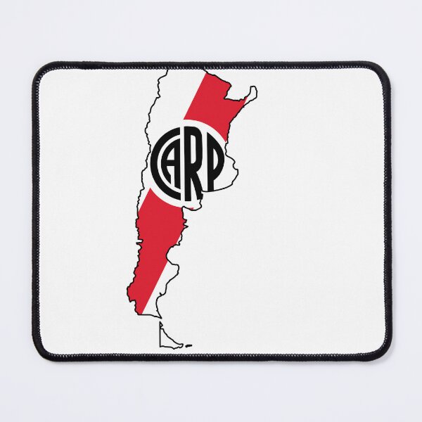 Item preview, Argentina map with River Plate shield designed and sold by ache73.