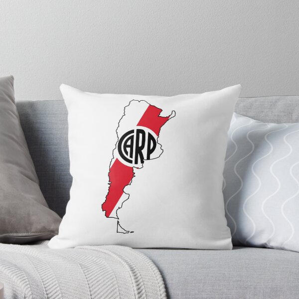 Item preview, Argentina map with River Plate shield designed and sold by ache73.