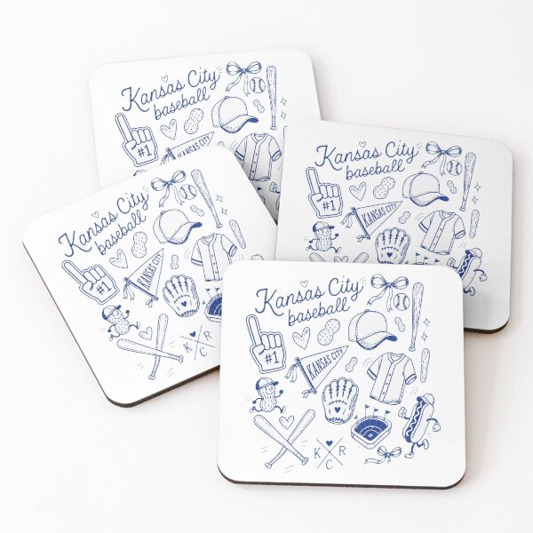 Item preview, Kansas City Baseball Doodle Fan Design designed and sold by SeriRieke.
