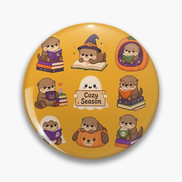 Item preview, Cozy Season Cute Autumn Otter Halloween designed and sold by CRMediaGroup.