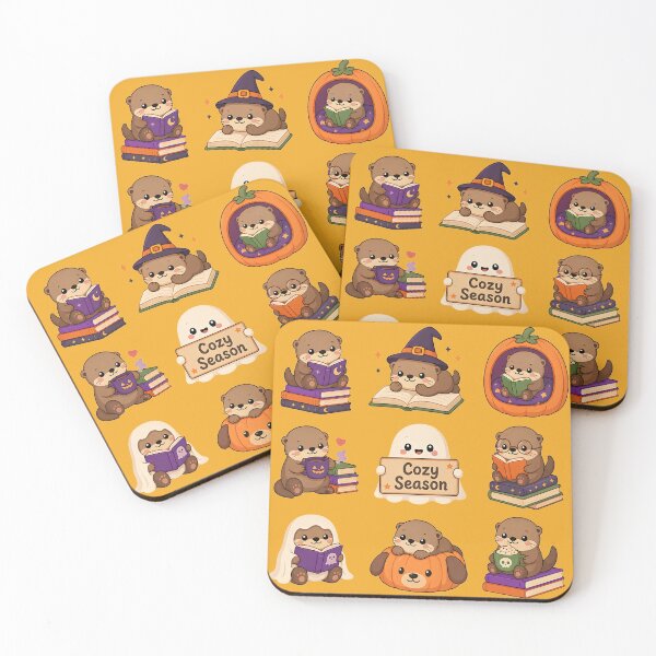 Item preview, Cozy Season Cute Autumn Otter Halloween designed and sold by CRMediaGroup.