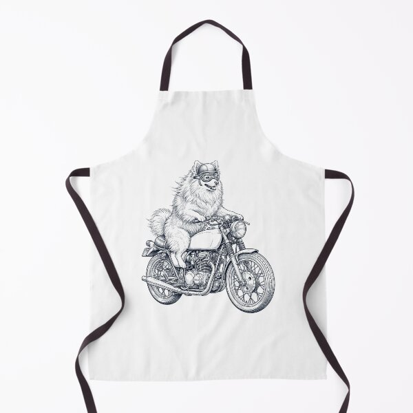 Item preview, Funny German Spitz Motorcycle Motorbike Dog Lover designed and sold by dian-rody-crest.