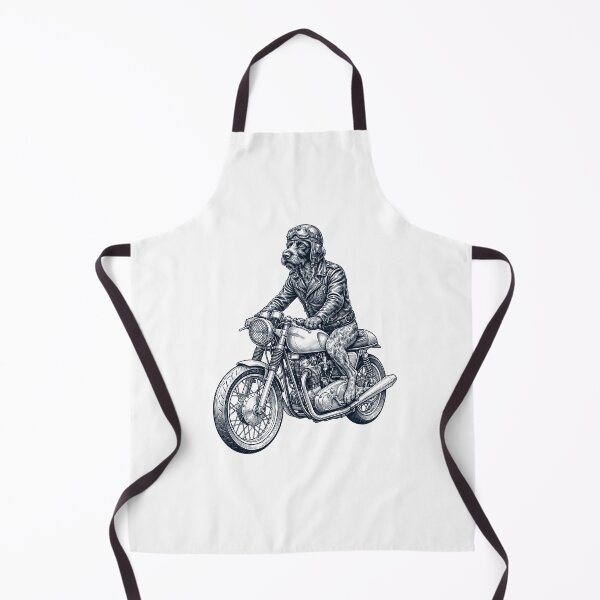Item preview, Funny German Wirehaired Pointer Motorcycle Motorbike Dog Lover designed and sold by dian-rody-crest.
