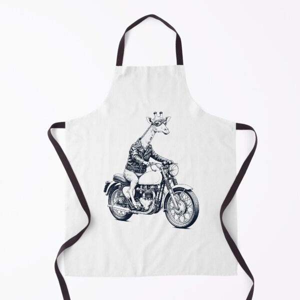 Item preview, Funny Giraffe Motorcycle Motorbike Animal Lover designed and sold by dian-rody-crest.